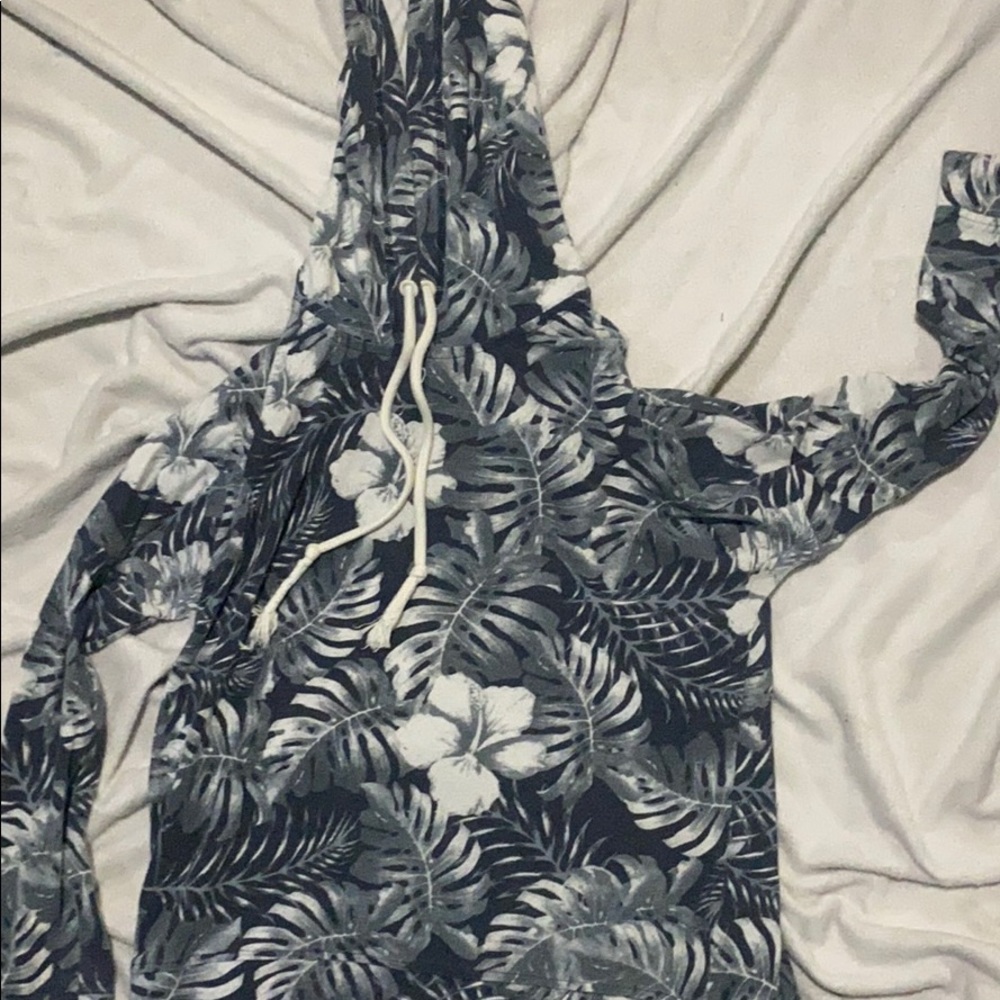 floral sweatshirt